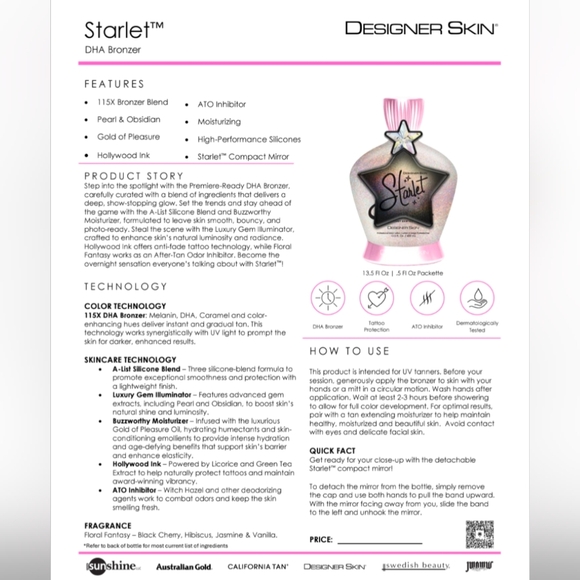 🌟 Designer Skin ~ Starlet 🌟 - Picture 5 of 5